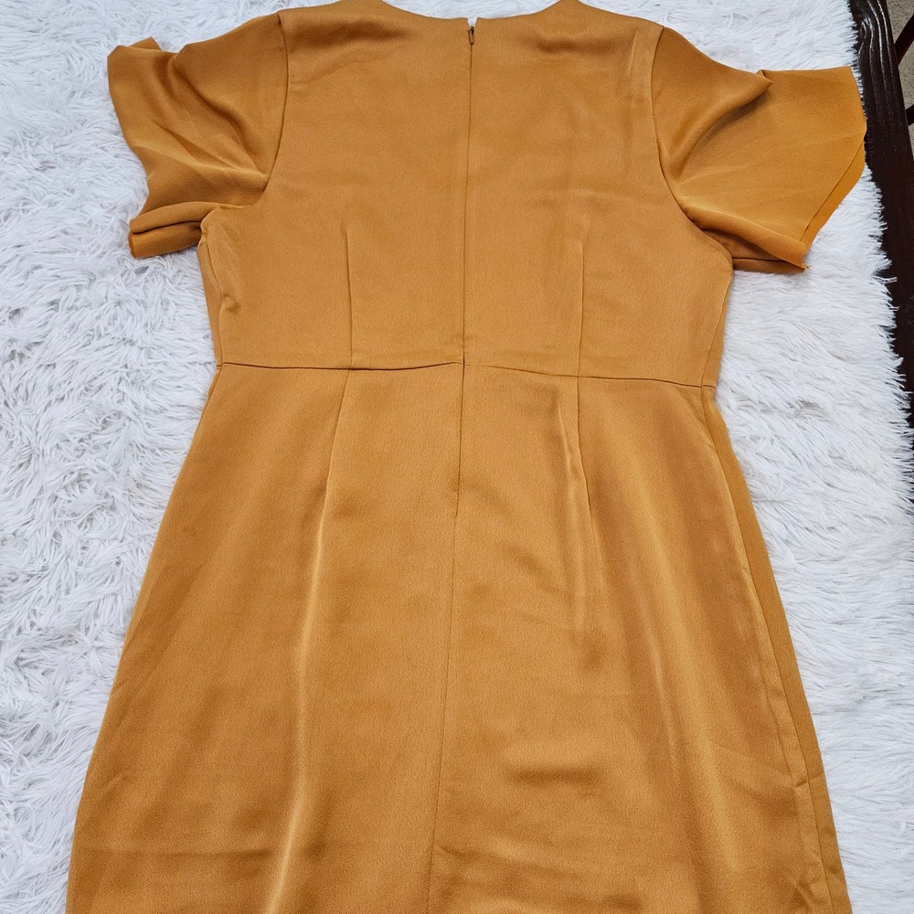 Banana Republic Gold Midi Dress - Picture 3 of 12